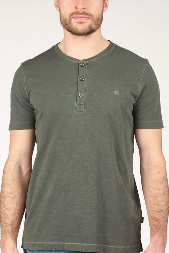 camel active T-Shirt 409474-9T04 dark khaki