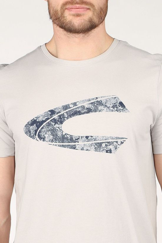 camel active T-Shirt 409642-5T02 light grey