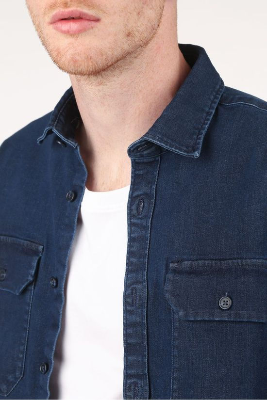 Esprit Surchemise 021Ee2F307 Dark Blue/Denim / Jeans