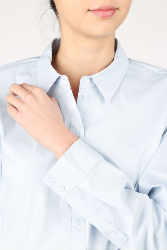 Esprit Hemd 011Eo1F311 Light Blue/Navy Blue