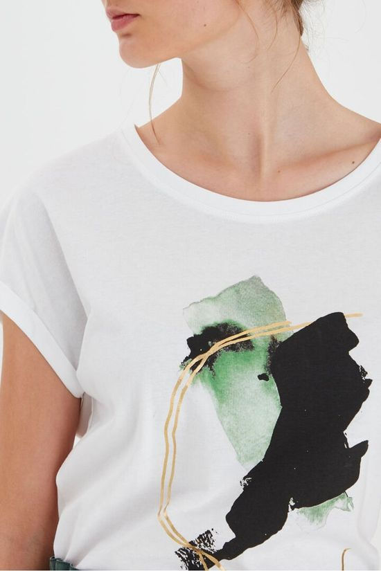 B.Young T-Shirt Bysanla Bath Off White/Black