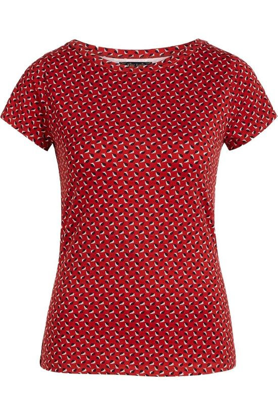 King Louie T-Shirt Lily Rancho Red/Navy Blue