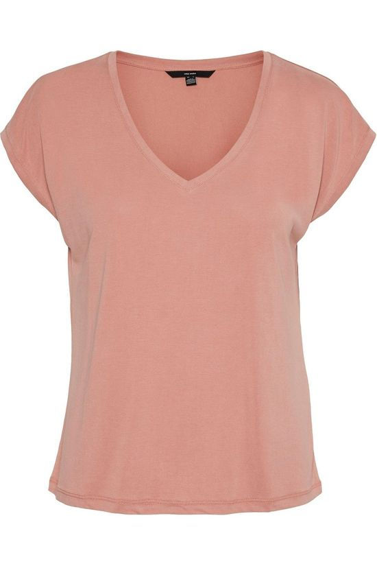 Vero Moda T-Shirt Vmfilli Ss Veneck light pink