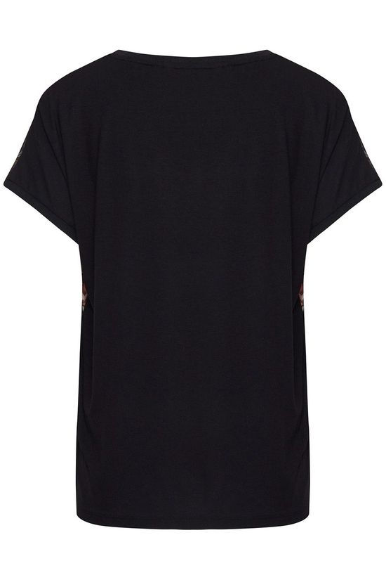 B.Young T-Shirt Bypanya Tshirt Flower - Black/Ass. Flower