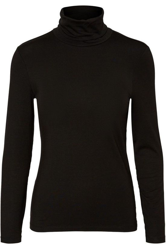 Vero Moda Souspull ava Lulu Ls Rollneck Ga Noos Black