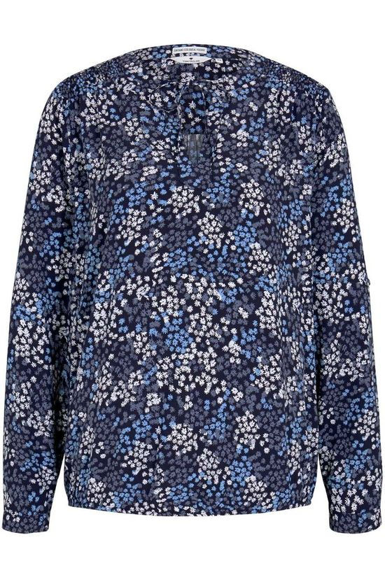 Tom Tailor Blouse 1023984 Navy Blue/Light Blue