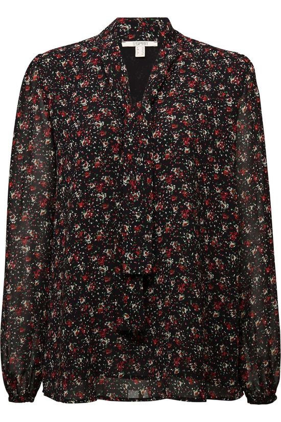 Esprit Blouse 110Ee1F312 Black/Dark Red