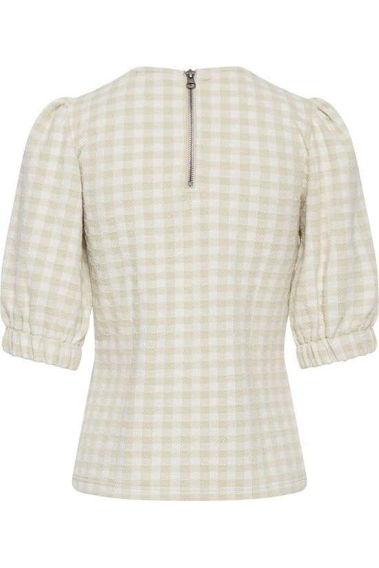 B.Young Blouse Bysilano Ecru/Sand Brown