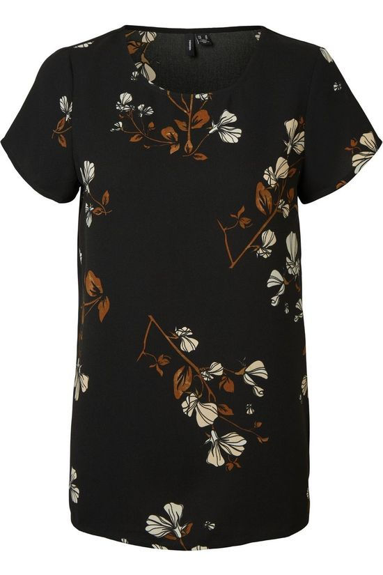 Vero Moda Blouse Vmhallie Black/Ass. Flower