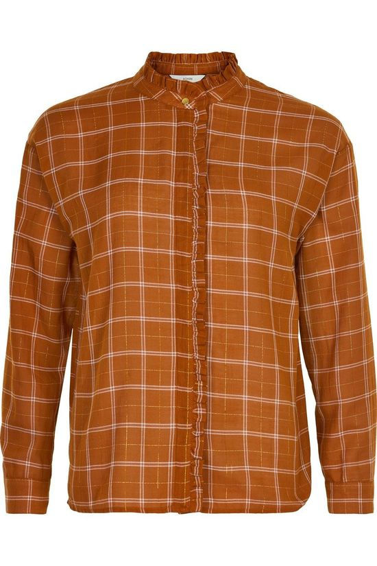 Numph Hemd bethesda brown