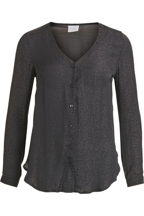 Vila Hemd necoli L/S/Su Black