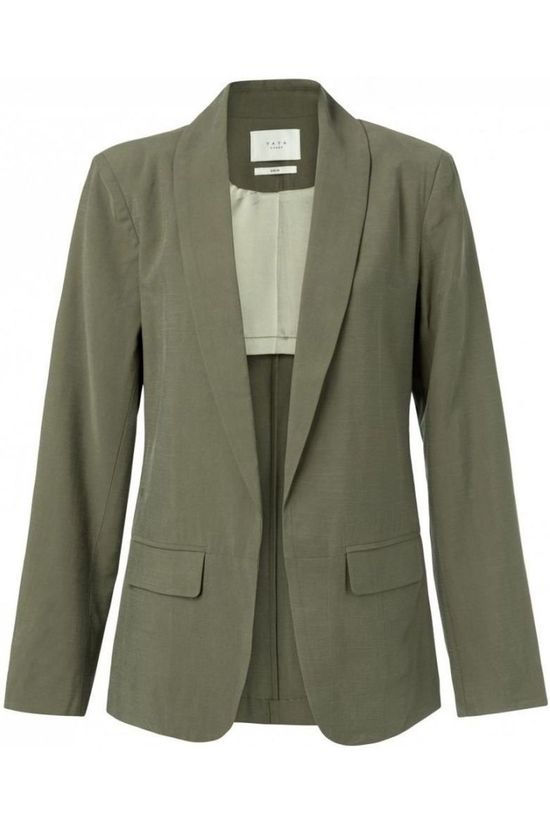 Yaya Blazer ed Detail On Back dark khaki
