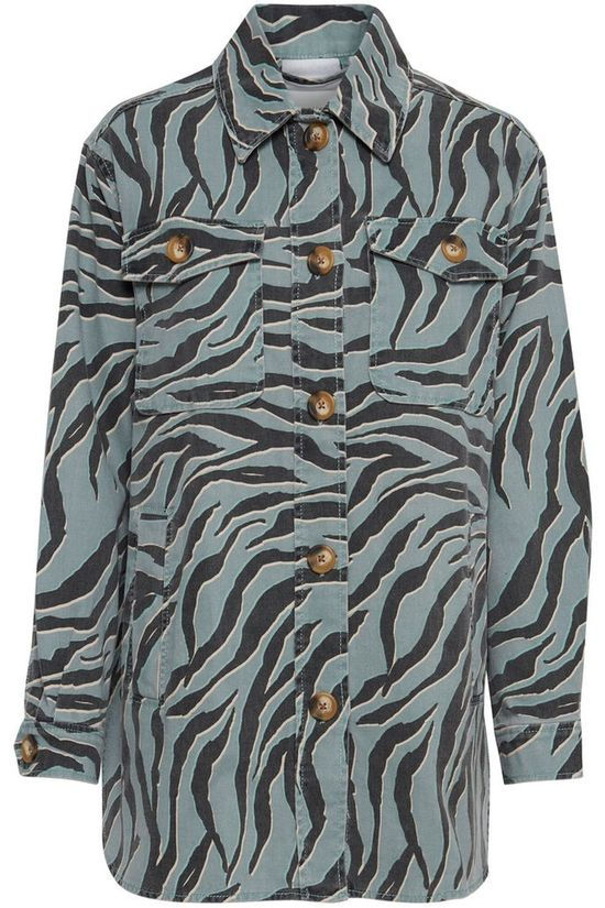 B.Young Blazer Bybolco Aop Light Blue/Black