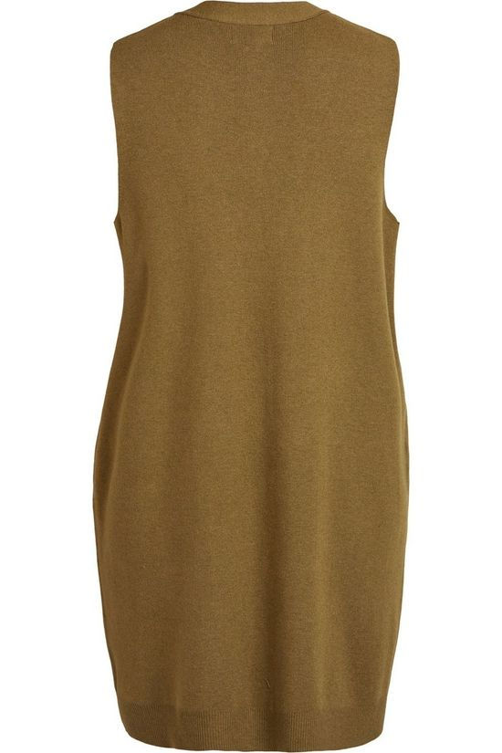 Object Cardigan Objedith Waist Coat mid khaki