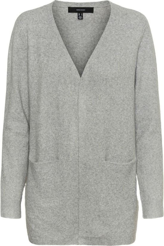 Vero Moda Cardigan doffy Ls Short Open Ga Noos Light Grey Marle