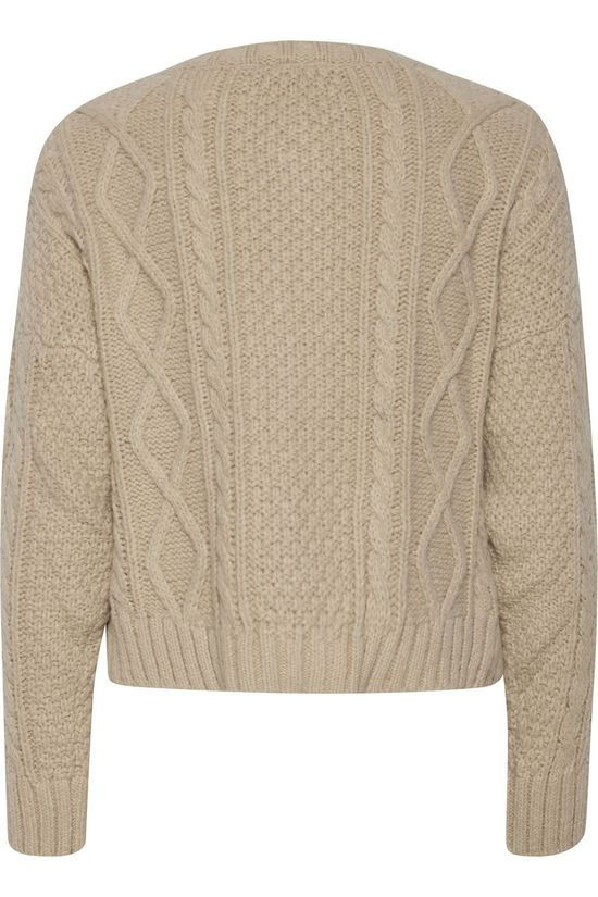 Ichi Cardigan Ihmarissa Sand Brown
