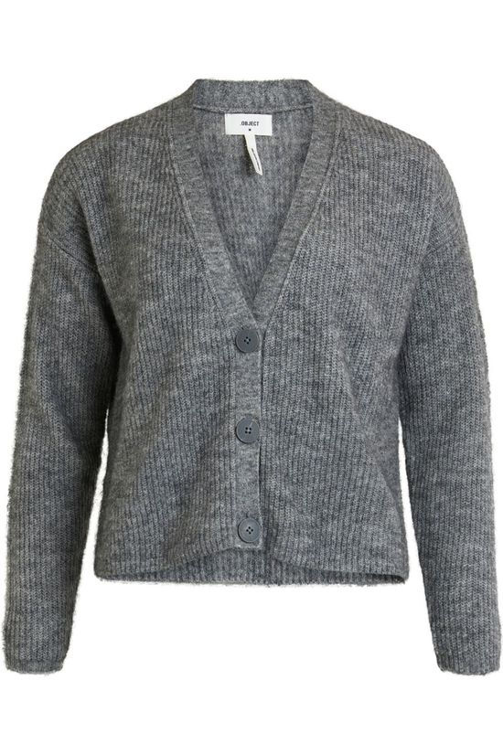 Object Cardigan holly L/S light grey