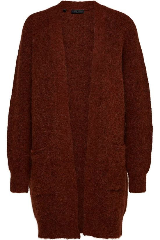 Selected Cardigan lulu Ls Nos rust