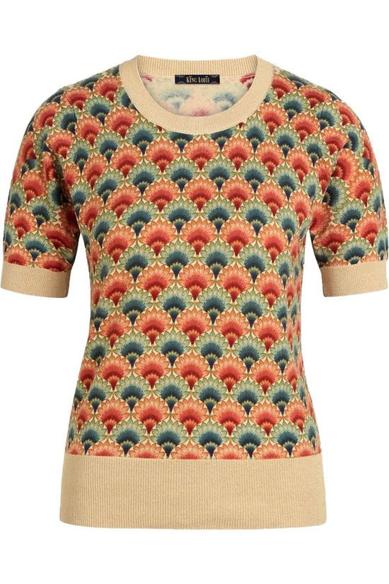 King Louie Pull Gigi Carmel Ecru/Light Pink