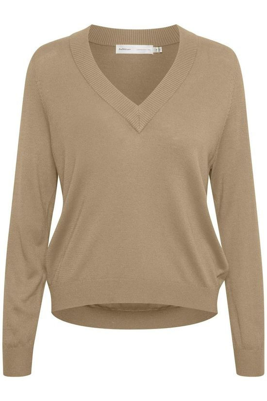 Inwear Pull Honjo V Neck Sand Brown