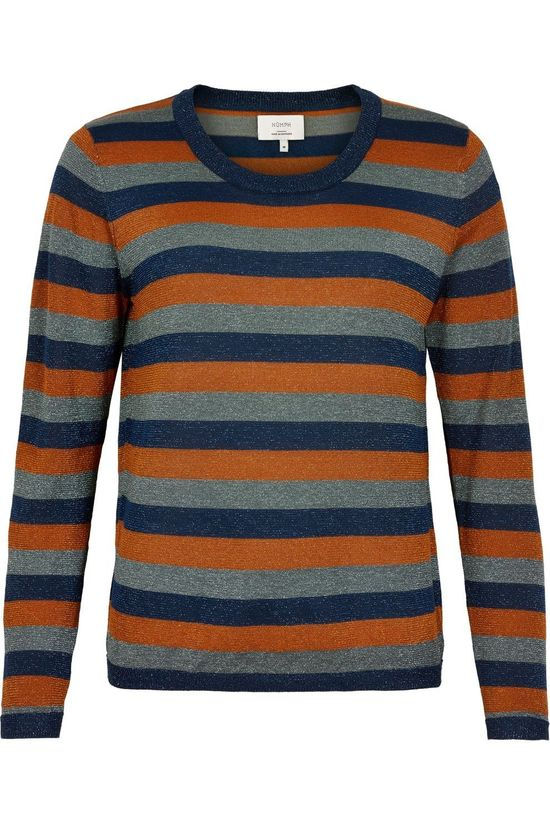 Numph Pull bree Navy Blue/Rust