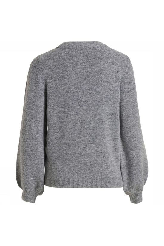 Object Pull Eve Nonsia Ls Knit Light Grey Marle