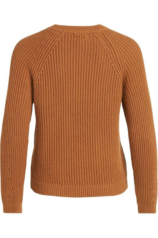 Object Trui Maya Long Sleeve Knit Noos Sand Brown