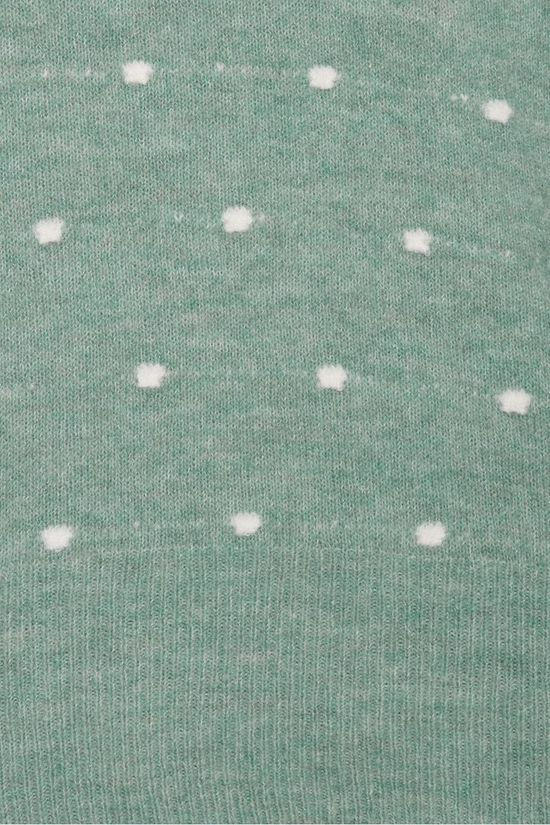 B.Young Trui Bymartine Small Dot light green/white