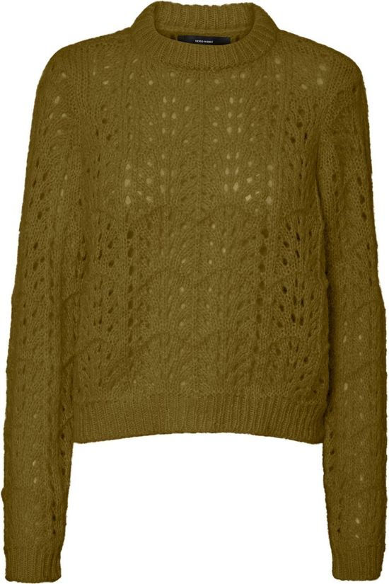 Vero Moda Pull newwine Ls O-Neck  Ga Boo light green