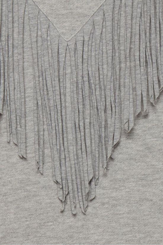 B.Young Pull Bysophie Frills Sweat mid grey