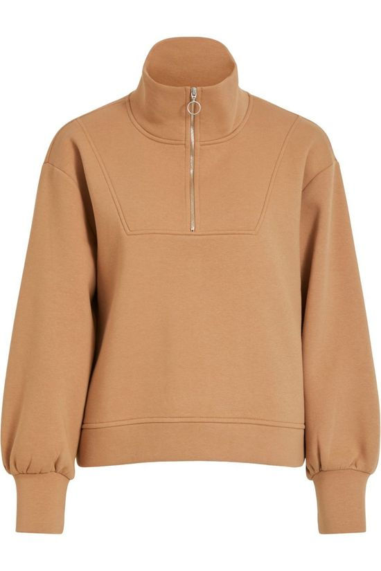 Object Pull  agnes L/S Sweat Camel Brown