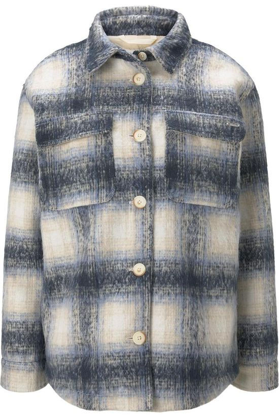 Tom Tailor Blazer 1020982 Blue/Ecru