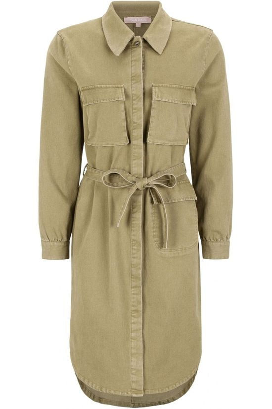 Soft Rebels Jurk SbUma mid khaki