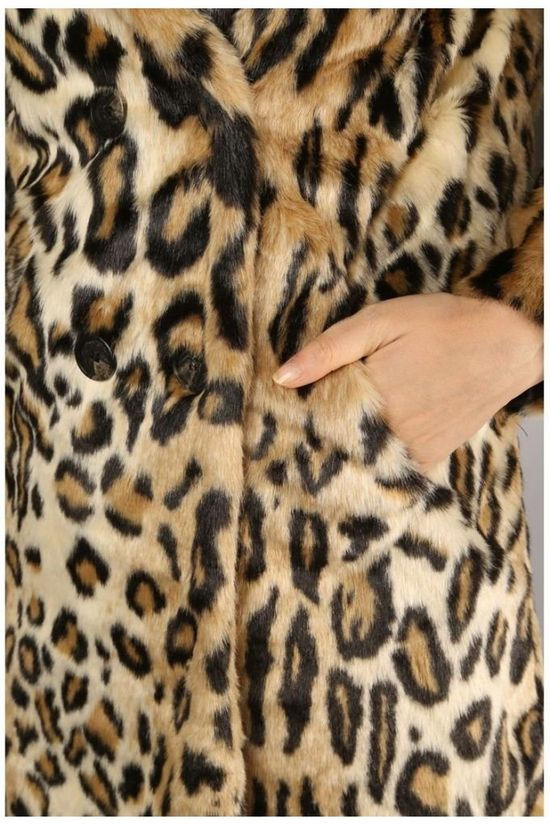 Vero Moda Manteau rio Harper 3/4 Faux Fur Sand Brown/Black