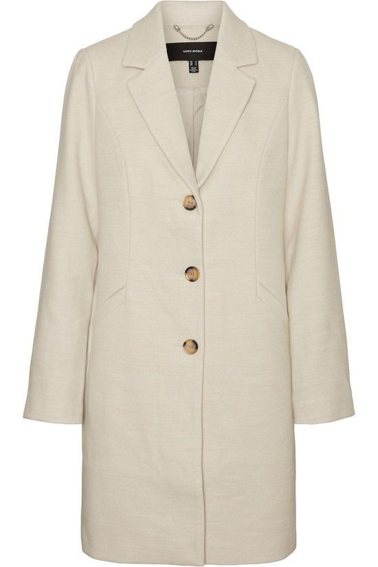 Vero Moda Jas Vmcalacindy Ss21 3/4 Boos Ecru