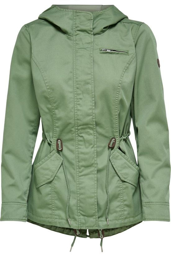 Only Jas Onllorca Canvas Parka Cc Otw light green
