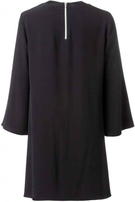 Yaya Robe Crepe With Inv. Zip Black