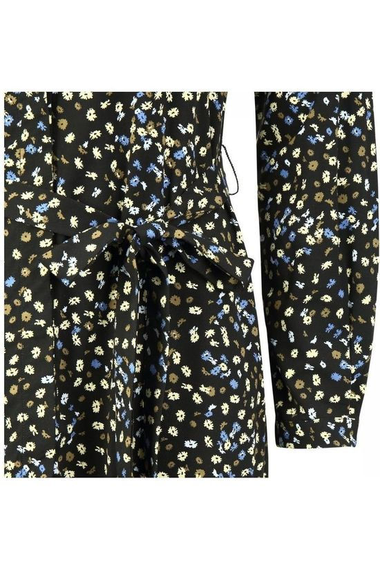 Soft Rebels Robe SbFlora Ls Long Black/Ass. Flower