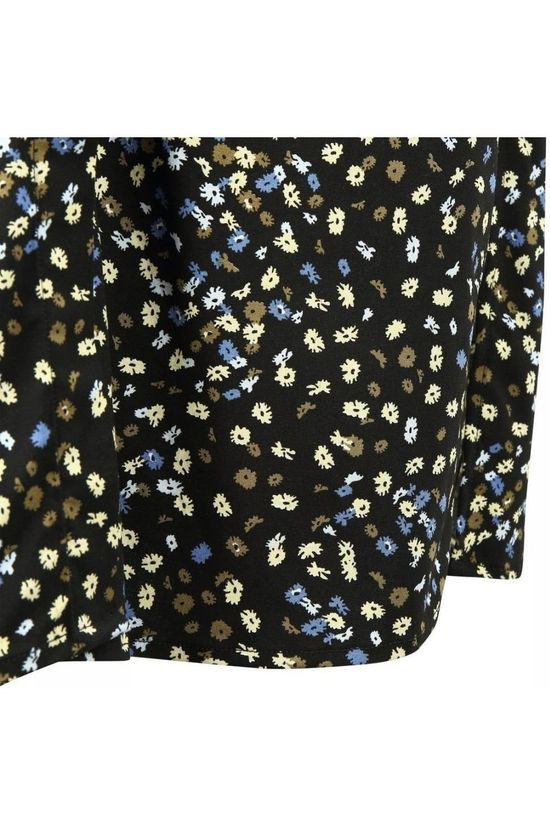Soft Rebels Robe SbFlora Ls Long Black/Ass. Flower