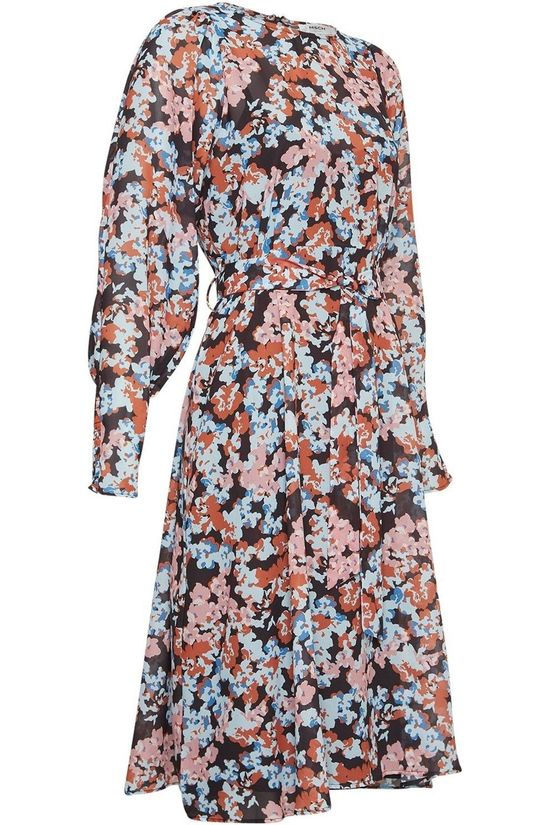 Moss Copenhagen Robe Ammalie Black/Light Blue