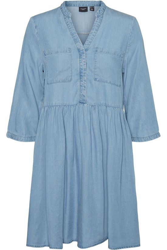 Vero Moda Robe Vmlibbie 3/4 Tunic light blue