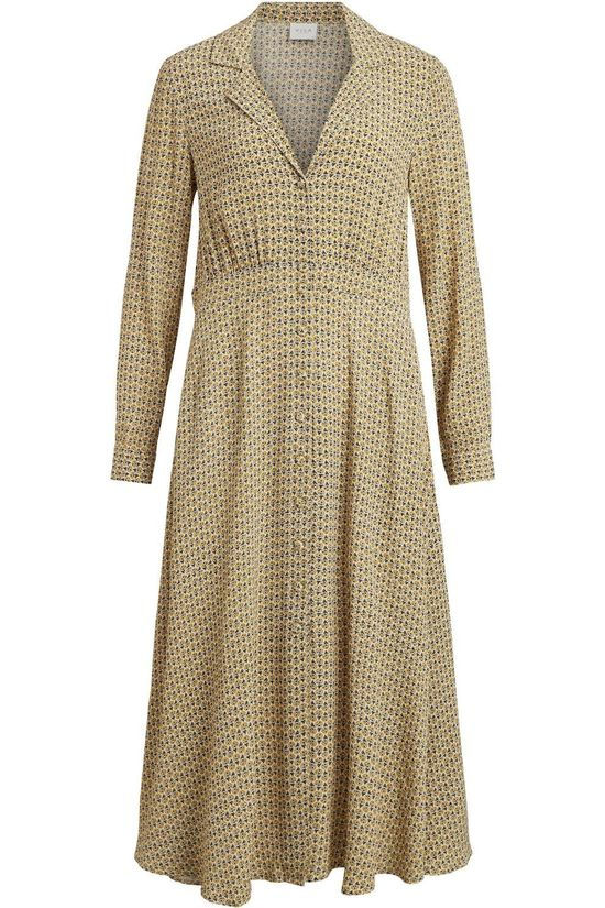 Vila Robe Viemora  Ancle Dark Yellow/Black