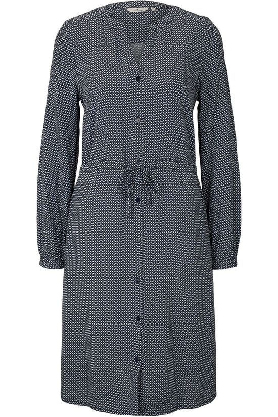 Tom Tailor Robe 1024820 Navy Blue/Off White