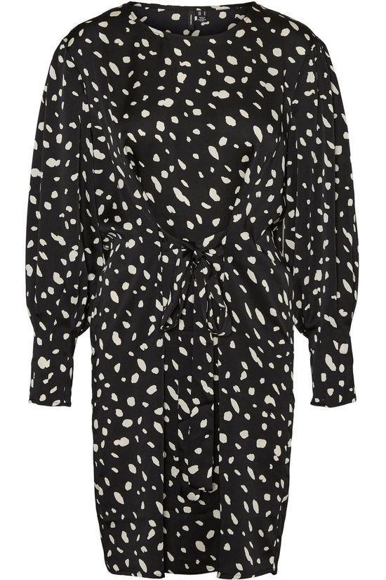 Vero Moda Jurk Vmcalina Black/Off White