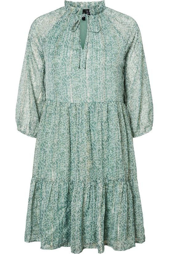 Vero Moda Robe Vmlulu 3/4 Tie light green