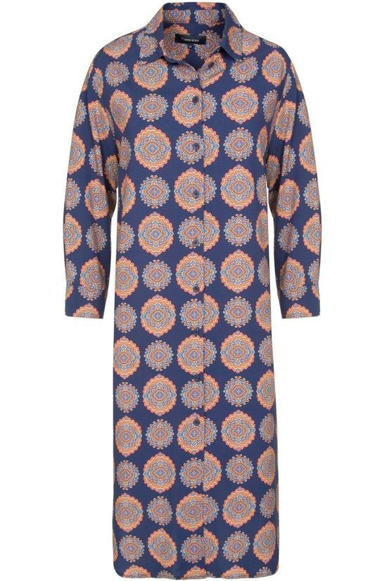 Terre Bleue Robe Jadore Dark Blue/Ass. Flower