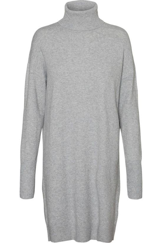 Vero Moda Robe brilliant Ls Rollneck Noos Light Grey Marle