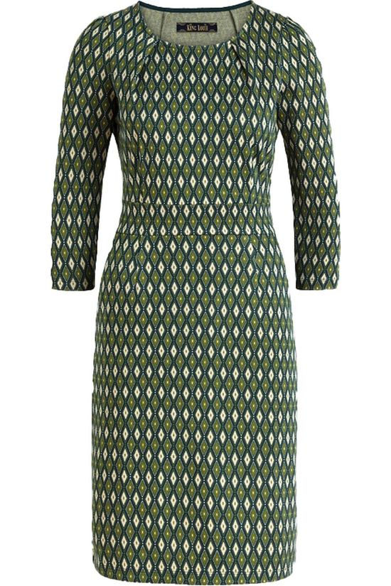 King Louie Robe Mona Deuce green