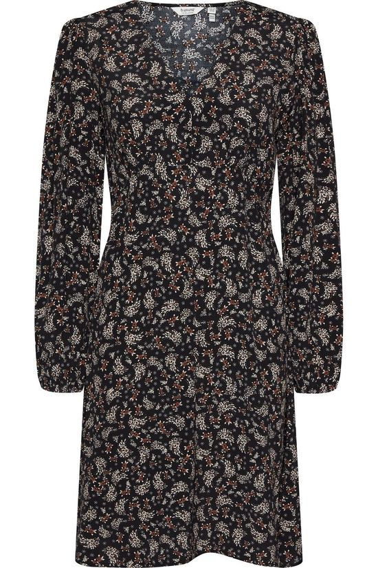 B.Young Robe Byflaminia Black/Camel Brown