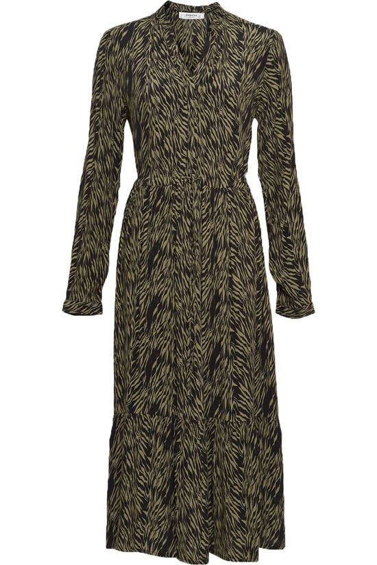 Moss Copenhagen Robe Calie Mid Khaki/Black